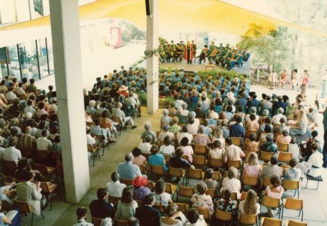 group of people sitting