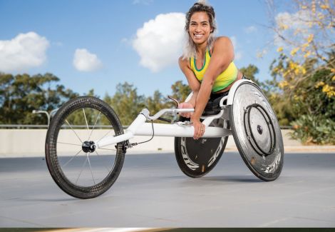 athlete in wheelchair