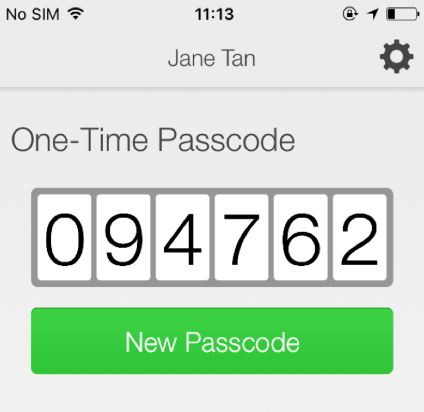 one time passcode