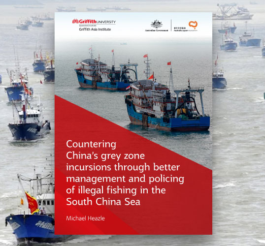 cover with Chinese fishing boats