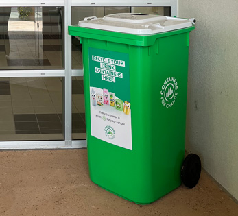 Containers for change bin